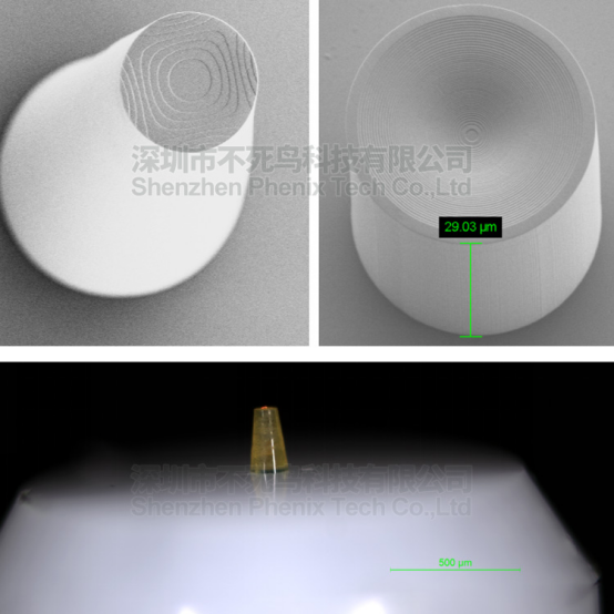 Large-size Optoelectronic Structures